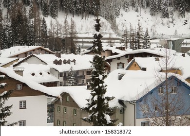 The Mountain Village Of St Anton Austria