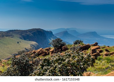 A Mountain Vista From The Magaliesburg South Africa