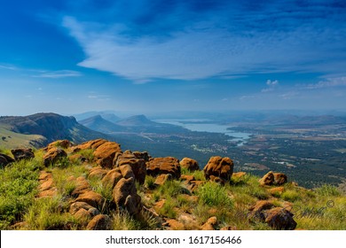 A Mountain Vista From The Magaliesburg South Africa