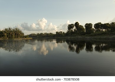 Mountain water reflection