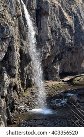 mountain waterfall