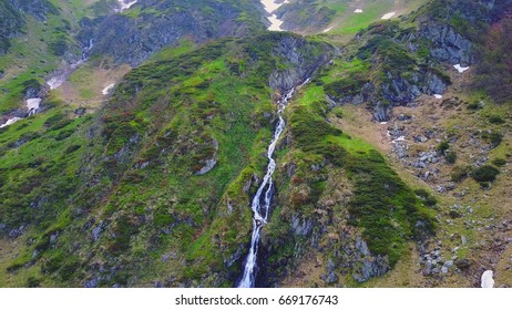 Mountain waterfall