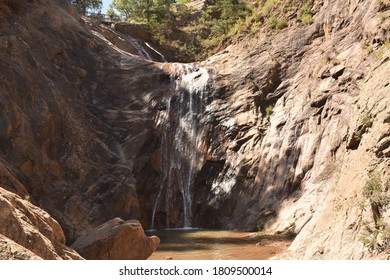 Mountain And Waterfall. The Broadmoor Seven Falls.