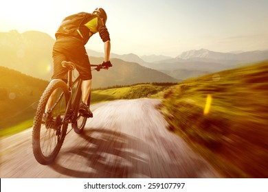 Mountainbike in the Mountains