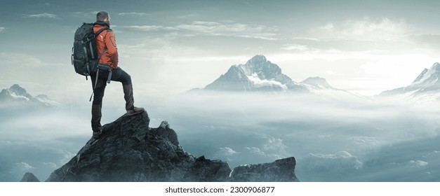 Mountaineer - Peak - Freedom - Powered by Shutterstock