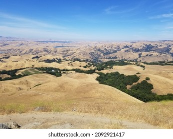 Mountainous Landscape Of Diablo Range Hills And Valleys, Fremont, California