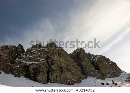 Similar – Image, Stock Photo harelip Langkofel Alpine