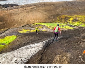 Mountains Along Laugavegur Trail In Iceland