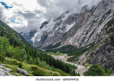 The Mountains Of Alps In Bavaria, Germany.