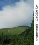 mountains and clouds
