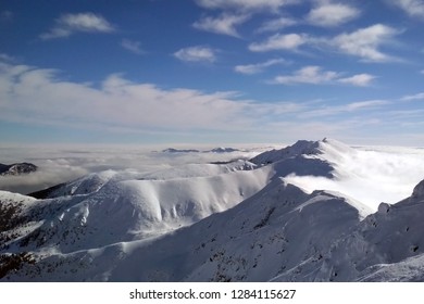 Mountains in clouds