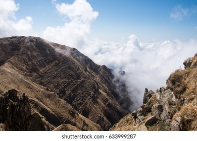 Mountains in the clouds