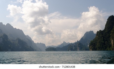 Mountains with Clouds