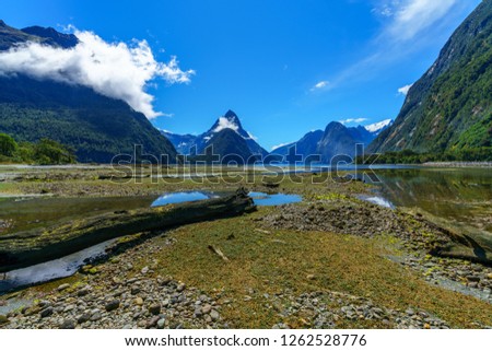 Similar – Mitre Peak Neuseeland