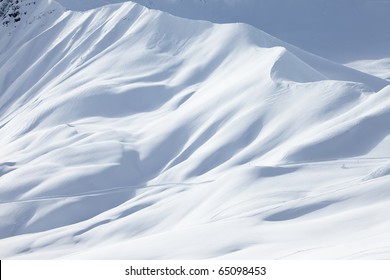 Mountains Covered With Fresh Snow