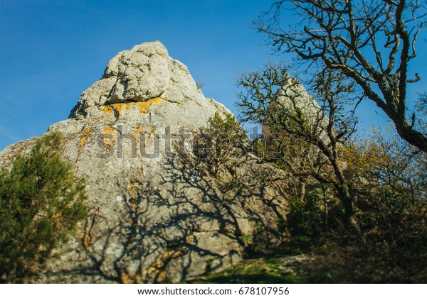 Mountains Crimea Nature Crimea Cliffs Forestbeautiful Photo (Edit Now) 678107956