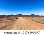 Mountains and dirt road in the Australian Outback