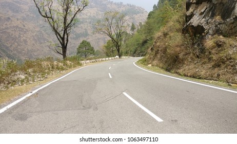 Mountains Empty Road