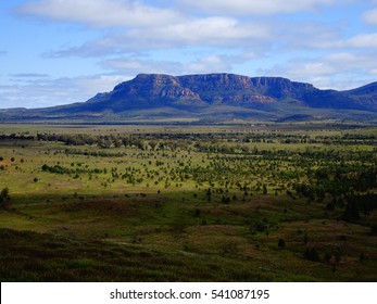 Mountains And Field, Southern Flinders Ranges, Australia