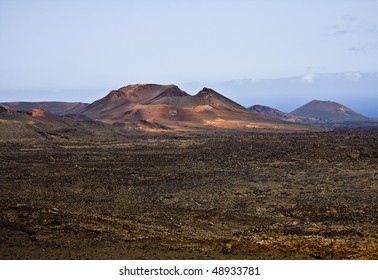 Mountains of fire,Timanfaya National Park in Lanzarote Island - Shutterstock ID 48933781