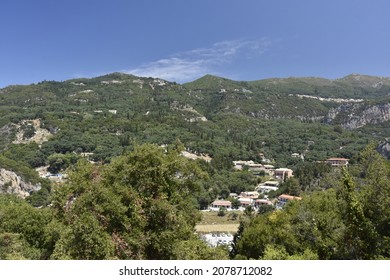 Mountains Of Greek Island Corfu, Greece