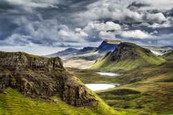 Mountains In Highland,Scotland