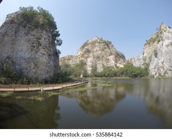 Mountains and lake