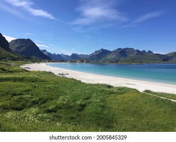 Mountains And Lakes Of Lofoten