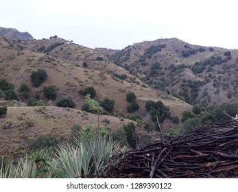 Mountains Landscape Summer Season View  Of South Waziristan Agency, Pakistan 