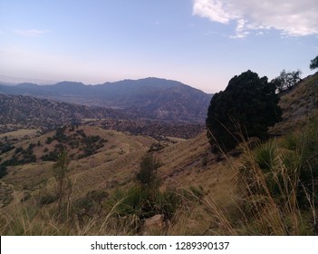 Mountains Landscape Summer Season View  Of South Waziristan Agency, Pakistan 