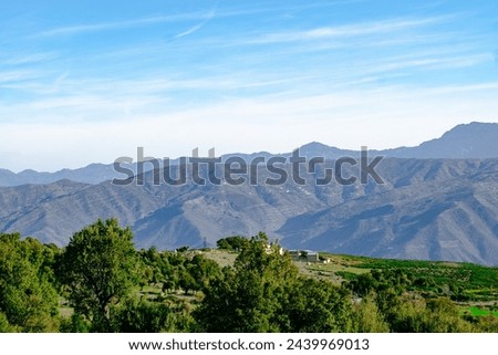 mountains of morocco , outdoor scene, nature scene