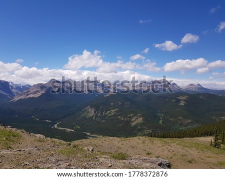 Mountains Mount Hoffman Alberta Canada