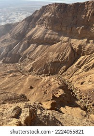 Mountains Near Masada Fortress, Israel