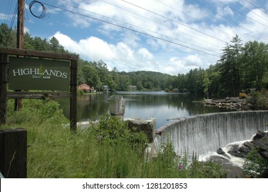 Mountains Of North Carolina, Highlands Waterfall