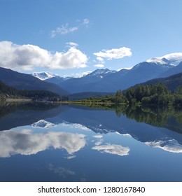 Mountains Over Green Lake Whistler