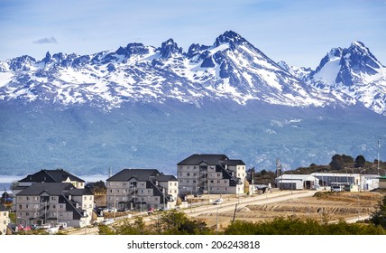 Mountains Over Ushuaia, Argentina.