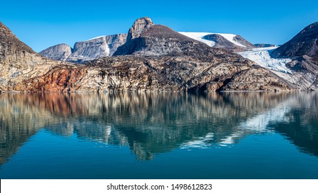 Mountains Reflection, Sam Ford Fjord, Arctic Canada, Nunavut