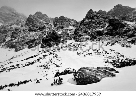 Similar – Dolomiti Dolomiten schwarz