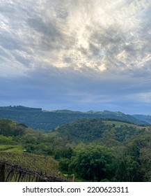 Mountains Of Serra Gaúcha In Pinto Bandeira.