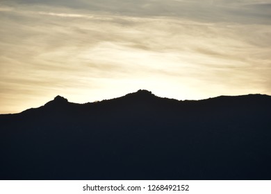 mountains and sunset