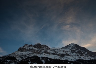 Mountains at sunset