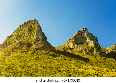 Mountains Of Table Mountain National Park In Cape Town, South Africa