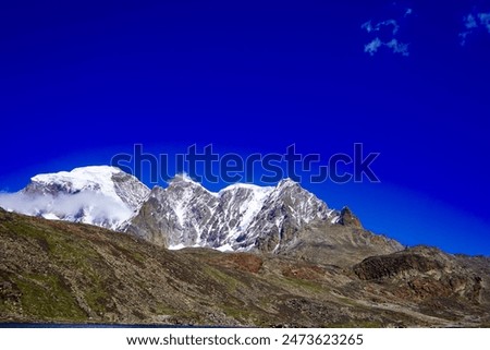 Similar – Image, Stock Photo Winter dress of my house mountain