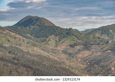 Mountains Of The Aburrá Valley In Medellín Colombia