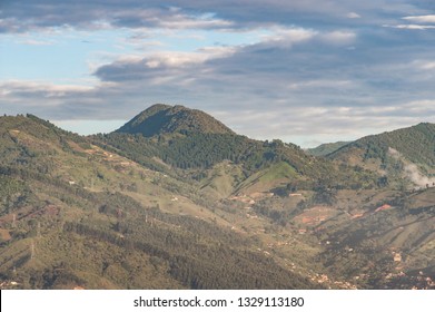 Mountains Of The Aburrá Valley In Medellín Colombia