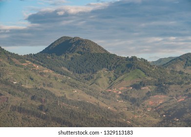 Mountains Of The Aburrá Valley In Medellín Colombia