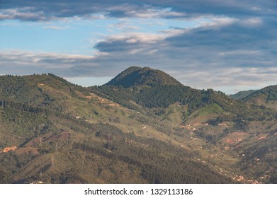 Mountains Of The Aburrá Valley In Medellín Colombia