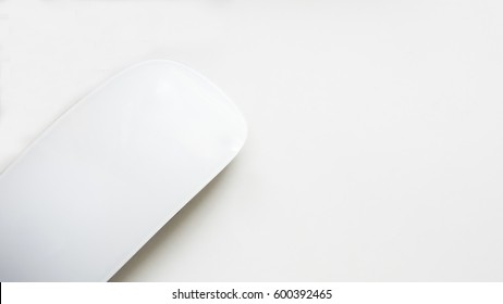 mouse close up on white background