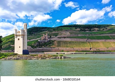 The Mouse Tower Is A Sight Of The City Of Bingen Am Rhein