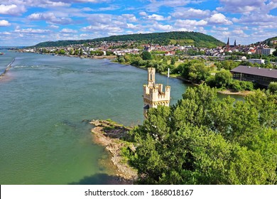 The Mouse Tower Is A Sight Of The City Of Bingen Am Rhein